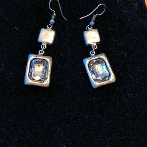 Silver designer earings